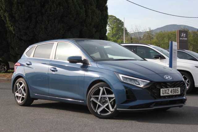 Hyundai i20 1.0T GDi Ultimate 5dr 5(2023) Hatchback Petrol Pearl - Vibrant blue