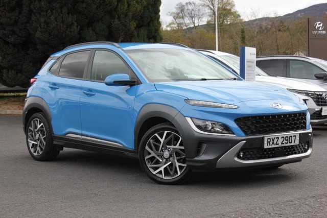 Hyundai Kona 1.6 GDi Hybrid Premium 5dr DCT 1(2021) Hatchback Petrol / Electric Hybrid Blue