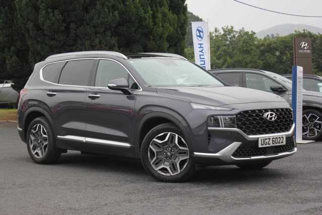 Hyundai Santa Fe 1.6 TGDi Hybrid Ultimate 5dr 4WD Auto Hybrid Blue