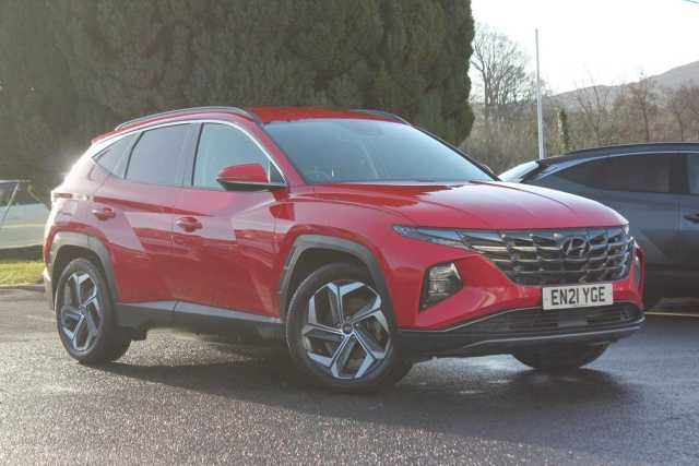 Hyundai TUCSON 1.6 TGDi Plug-in Hybrid Premium 5dr 4WD Auto Petrol / Electric Hybrid Red