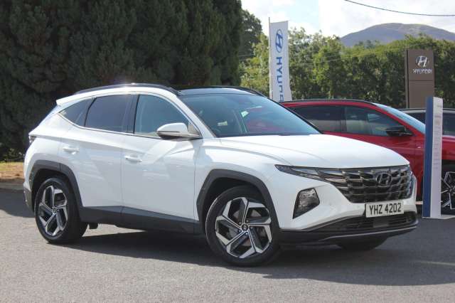 Hyundai Tucson 1.6 TGDi Hybrid 230 Ultimate 5dr 2WD Auto Hybrid White