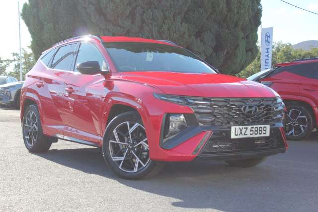 Hyundai Tucson 1.6T Hybrid N Line 5dr Auto 5(2024) Estate Petrol / Electric Hybrid Red