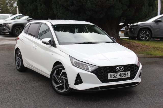 Hyundai i20 1.0T GDi 48V MHD Premium 5dr 4(2020) Hatchback Petrol White