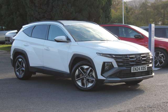 Hyundai TUCSON 1.6T Hybrid Premium 5dr Auto SUV Hybrid White