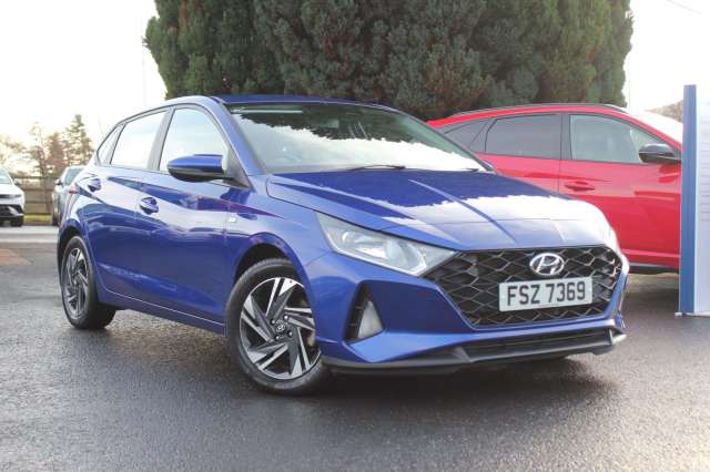 Hyundai i20 1.0T GDi 48V MHD SE Connect 5dr DCT Hybrid Blue