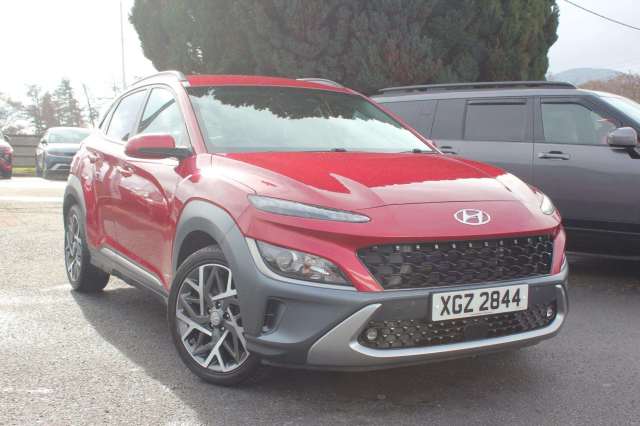 Hyundai KONA 1.6 GDi Hybrid Premium 5dr DCT Hybrid Red