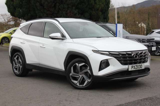 Hyundai TUCSON 1.6 TGDi Hybrid 230 Premium 5dr 2WD Auto 4(2021) Estate Hybrid White