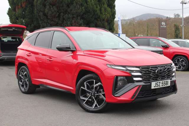 Hyundai TUCSON 1.6T Hybrid N Line 5dr Auto 5(2024) Estate Petrol / Electric Hybrid Red