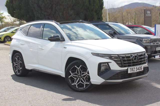 Hyundai TUCSON 1.6 HEV N Line S Hybrid White