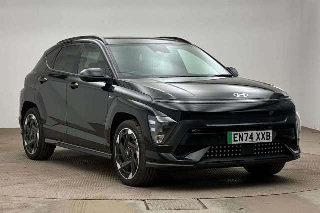 Hyundai KONA 160kW N Line 65kWh 5dr Auto Electric Black