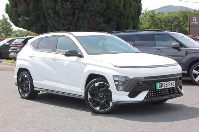 Hyundai KONA 160kW N Line 65kWh 5dr Auto Electric White