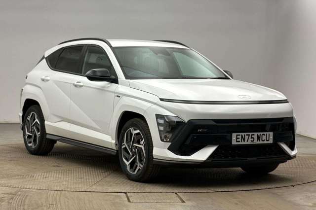 Hyundai KONA 1.6 Hybrid 138 N Line 5dr DCT SUV Hybrid White