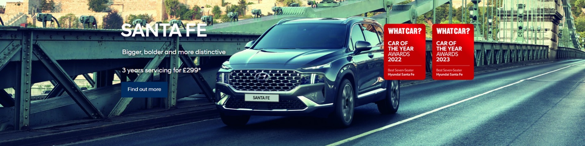Hyundai Santa Fe Offer Banner