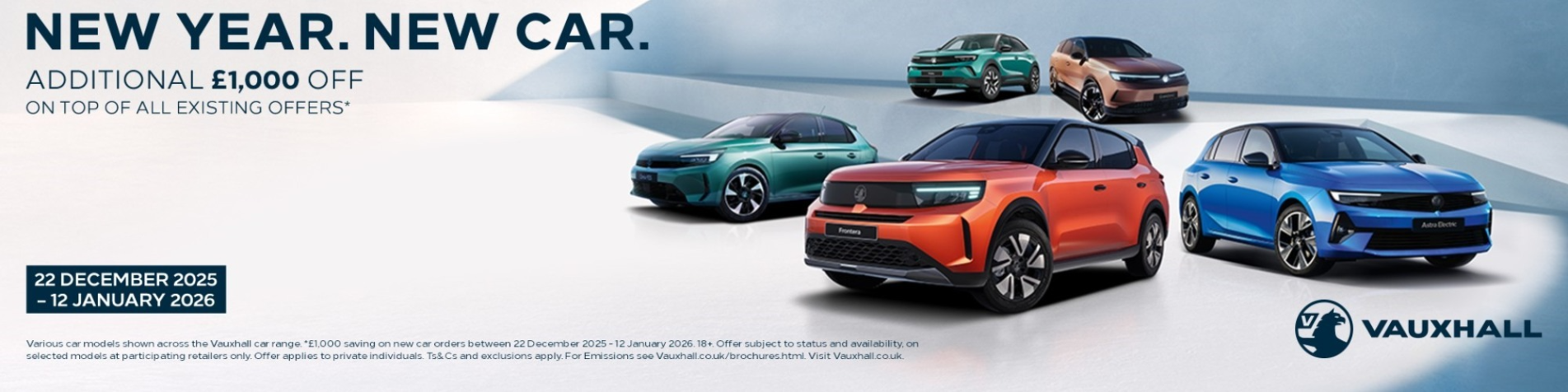 Vauxhall December Sales Event